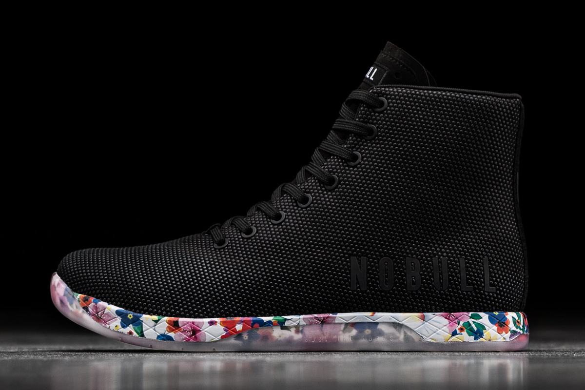 Nobull Superfabric High-Top Men's Trainers Black | Australia (TH6852)